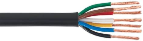 Sealey AC24207CTH автомобилски кабел Тенки wallид 7 x 0,75мм - 24/0.20мм 30мт црно