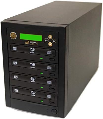 Acumen 1 до 3 повеќекратни ДВД ЦД Оптички медиум Копиер машина Дупликатор со вграден погон на хард диск од 500 GB за HDD до DISC