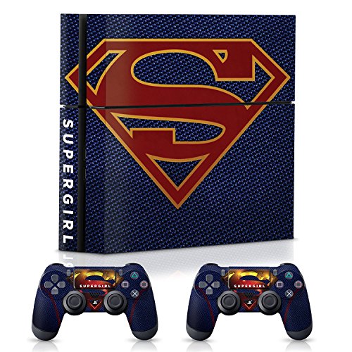 Контролер Опрема WB Supergirl Костум, Официјална Конзола &засилувач; Контролор Кожата Комбо Сет-PlayStation 4