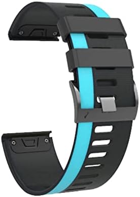 XJIM 26 22mm Силиконски Брзо издание на часовници за часовници за Garmin Fenix ​​6 6x Pro Watch Watch EasyFit Band Band Fenix ​​5 5x Plus