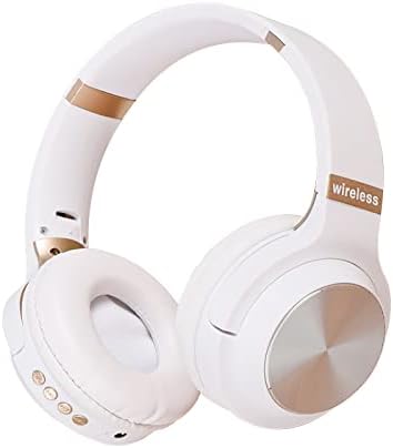 Hot6sl Преку Ушни Безжични Слушалки, Слушалки За Поништување На Бучава Преклопливи Лесни Вградени Слушалки За Безжични Bluetooth