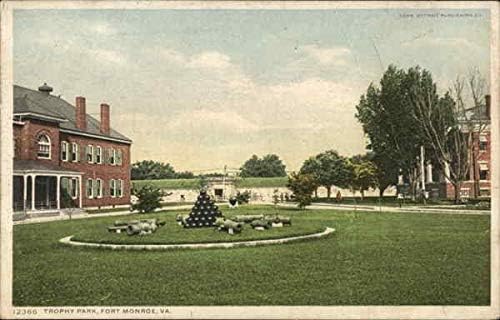 Трофеј Парк Форт Монро, Вирџинија ВА Оригинална античка разгледница