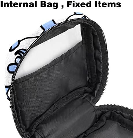 Период торба санитарна торба за чување на салфетка, тампони за патувања собираат торба за женска нега санитарна организатор за тинејџерски