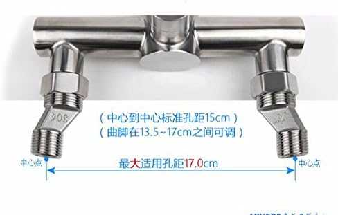 SJQKA-тапа за базен за мијалник во кујната, славина од нерѓосувачки челик мијалник 304, тапа за вода со преклопен тип на двоен ѕид,