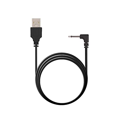 Qdishi DC Кабел за полнење | УСБ -кабел за полнач, замена на кабелот за полнач USB DC 2,5 mm, Брза USB DC за полнење кабел за полнење