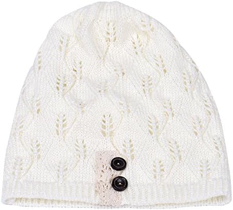 Dfhyar Unisex Мода цврста боја Заштита на лабава уво капа топла волна купола плетена капаче за уметник