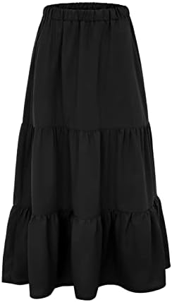 Здолниште долг замав женски фустан бохо плетен еластичен половината со џебови проточен летен а-линија женски сатен чипка лабаво