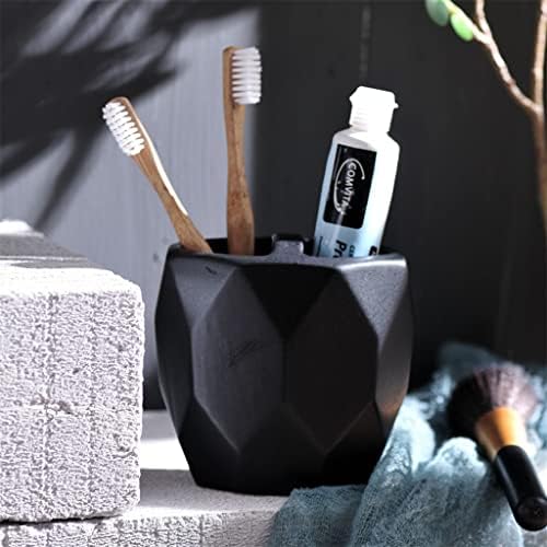 Xxxdxdp керамички додаток за бања поставува декорација уста за миење садови чаша за заби, држач за шампон за шампон