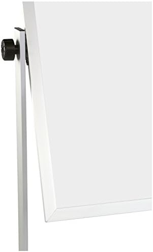Најдобриот облик Делукс реверзибилна мобилна табла, порцеланска маркер од двете страни, алуминиумска трим, големина на панел 4 x 5 стапки