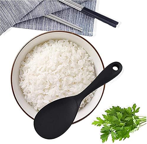 Лажица со силиконски ориз од ориз- лажица со лепки од ориз, лажица ориз од ориз, отпорна на висока температура, работи за ориз, пире