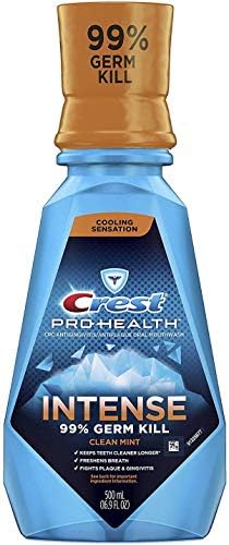 Crest Pro Health Интензивно миење на устата со CPC, чиста нане, 16,9 унца за течности
