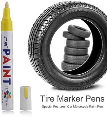 Водоотпорен популарен автомобил моторцикл мотор циклус гума гума маркер за бои пенкало за возило на возило за стилизирање на гуми за гуми