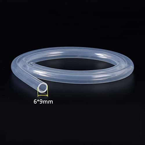 Цевки од Ченлу-лежи 1м 3м 5м од оценка на храна Транспарентно силиконски цевка гумено црево 4 5 6 8 8 10 12мм Надворешен дијаметар Флексибилен