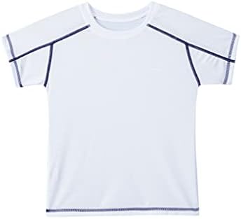 Doomiva Kids Boys кратки ракави Атлетски маици за дишење кошарка Активна блуза брза сува облека
