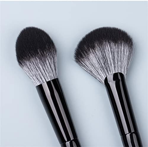 Козметичка четка Quul-црна сребрена серија за коса меки четки и професионална алатка за убавина