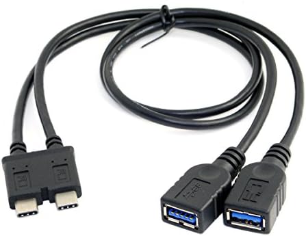 КАБЕЛСКИ ДВОЕН КАБЕЛ USB 3.1 Тип-C до 3.0 Женски OTG Кабел За Податоци За Mac Pro