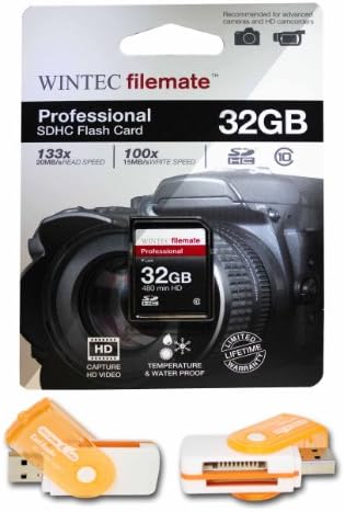 32gb Класа 10 SDHC Мемориска Картичка Со Голема Брзина ЗА Canon PowerShot a3300. Совршен за континуирано снимање и снимање со голема