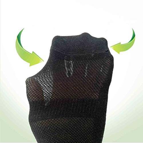 НОВАЈАРД 6 Пара Нелизгачки Чорапи За Држење Јога Пилатес Болнички Чорапи Лепливи Држачи За Мажи Жени