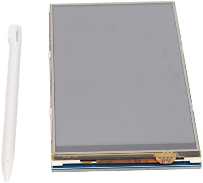 ASHATA 3.95IN LCD дисплеј со стилус, 3,95in Display Module, ILI9488 480x320 Резолуција со ниска потрошувачка на моќност на допир модул