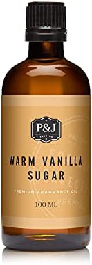 Пакет за тргување со P&J | Зачини сет и 100мл топол ванила шеќер | Миризливи масла од премиум одделение