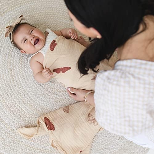 Лејл&засилувач; Baby Муслин Бебе Лопатка Ќебе | Органски Примање Заврши