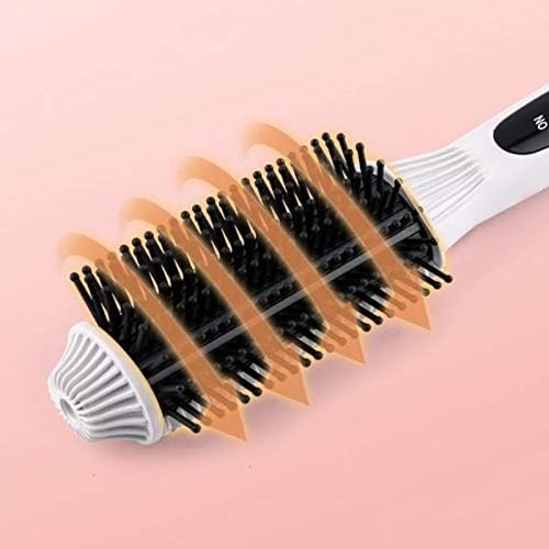Cujux Електрични четки за коса директно чешел анти-скалд права коса чешел топол чешел засилување на косата за исправа коса