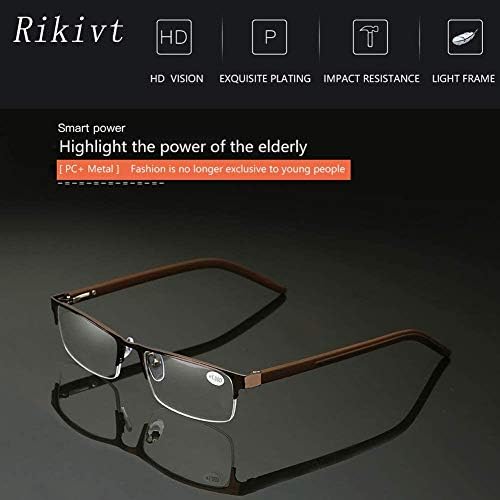 Анти-блу-зраци за читање очила за читање, удобно квадратно огледало за стари лица