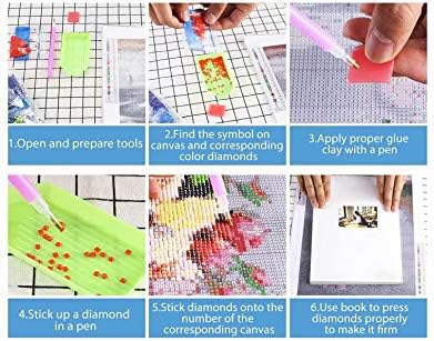 DIY 5D дијамантски сликарство по комплети за броеви, кристал ринестон дијамантски вез слики слики слики за занает за домашен wallиден