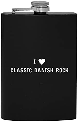 Јас Срце Љубов Класичен дански Рок-8оз Колбас За Пиење Алкохол