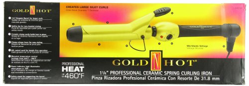 Злато n Hot Hot GH2150 1-1/4 Професионално керамички пролетен виткање железо