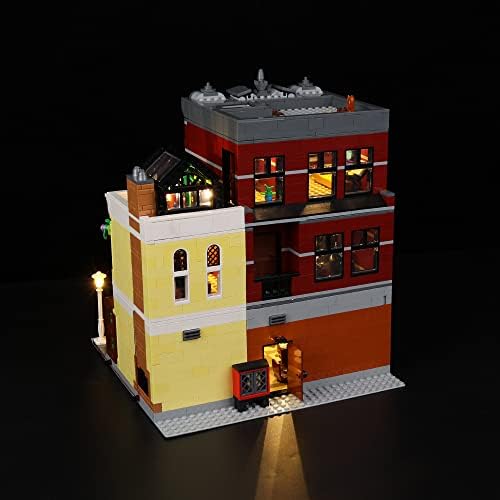 КОМПЛЕТ ЗА ОСВЕТЛУВАЊЕ ПРЕДВОДЕН ОД КИГЛАРИНГ Дизајниран За Лего Џез Клуб 10312 комплет За Градење Модели-Без Лего Комплет