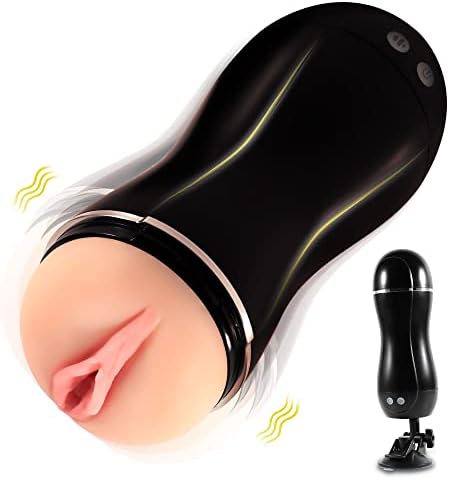 Машки мастурбатор со 2 батерии ААА, нови надградени 10 вибрации за слободни мастурбатори мажи секс играчка, TPE мастурбација ракав за возрасни секс играчки и игри