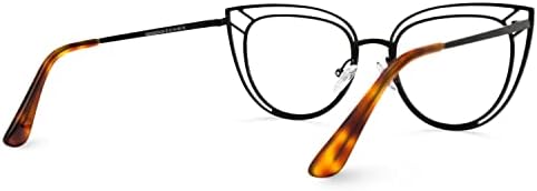 Вуглам Метал Мачка Око Рамка Сина Светлина Блокирање Очила, Мода Лажни Очила За Жени Анти Очила &засилувач; УВ Ада