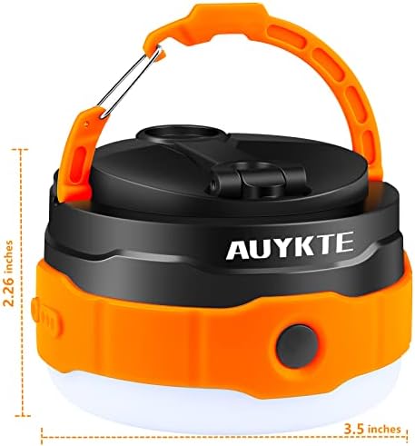 Auykte LED LED светло за кампување, рачен камнер за кампување, USB преносни шатори за шатори, 10 режими на светлина, погодни за итни случаи, ураган, прекин на електрична енерг
