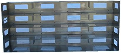 Нерѓосувачки Челик Рамка Тип Замрзнувач Решетката Држи 16-2 Cryostorage Кутии-Одговара На Повеќето Стандардни Исправена Замрзнувачи