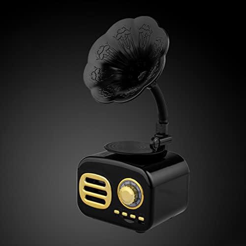 LingTang Retro Bluetooth звучник преносен мини безжичен грамофон звучник со TF слот преносен