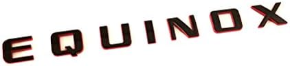 Yoaoo 2x OEM Black Equinox Name Plate Plater Alloy Amblems Amblems Bagges 3D Logo замена за Equinox