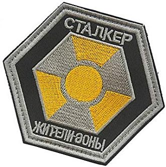 Stalker S.T.A.L.K.E.R. Фракции осамени атомски моќ Чернобил воена кука јамка тактика морал извезена лепенка