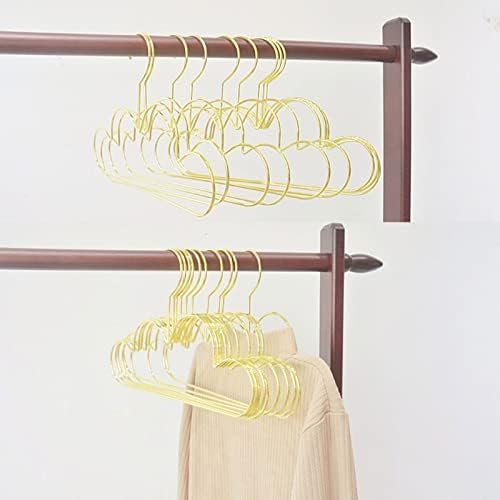 Закачалки за палто, закачалки што не се лизгаат метални златни закачалка во облик на палто во форма на палто за складирање на кука за складирање