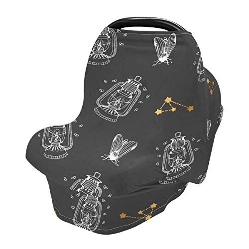 Обвивки за седиште за бебешки автомобили - шамија за доење, мулти -употреба на крошна на автомобили, за бебиња