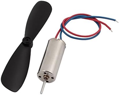 AEXIT 3PCS DC Електрична опрема 3V 30000RPM 716 Motor W CW Helicopter Propeller за RC Quadcopter