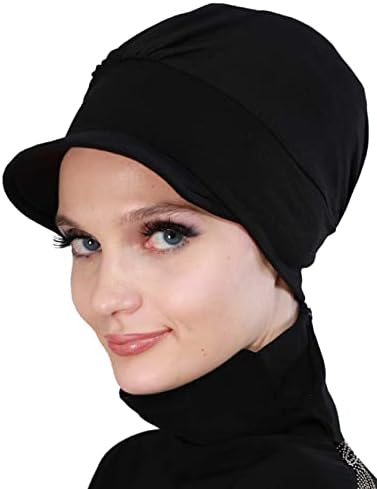 Дизајн на Ајша Инстант Турбан Newенски капа, женска капа, 95% памучна капа на капакот на шамијата, завиткана од хемо-капа, рак на рак