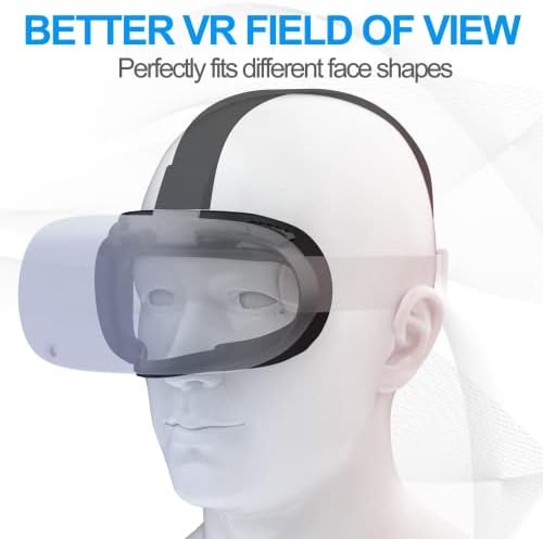 СУПЕРУС Лицето Интерфејс &засилувач; Лицето Покритие Рампа &засилувач; Отстранлив Носот Штитник За Oculus Потрагата 2, Пу-Доказ Пена Перница-VR