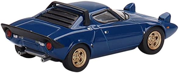 Lancia Stratos HF Stradale Bleu Vincennes Blue Limited Edition на 1800 парчиња ширум светот 1/64 Diecast Model Car со вистинска скала минијатури