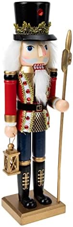 Традиционални дрвени оревици на војникот: Оревокршач кукла играчки војник куклена играчка за домашни канцелариски полица за одмор Декор од 35