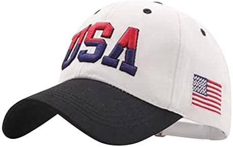 Бејзбол капа за мажи за мажи жените потресено памук тато капа патриотско американско знаме бејзбол капа