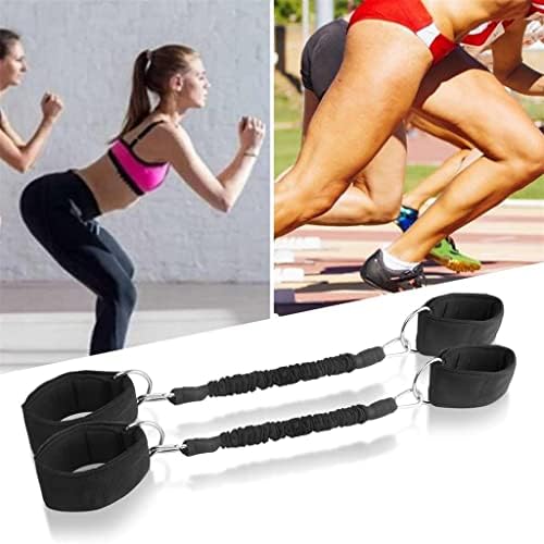 BHVXW јаки ленти за отпорност на нозете и ленти за глуждот Брзина тренинг трчање таеквондо лизгање фитнес вежба