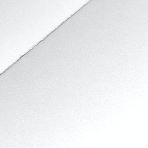 Далер Роуни, топло-притиснато 300GSM 16 x12 инчи Акварел хартиена подлога, залепена 1 страна, 12 природни бели чаршафи, идеално за професионални