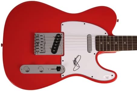 Мајкл Бубл потпиша автограм со целосна големина Fender RCR Telecaster Electric Guitar W/ James Spence JSA Автентикација - Време