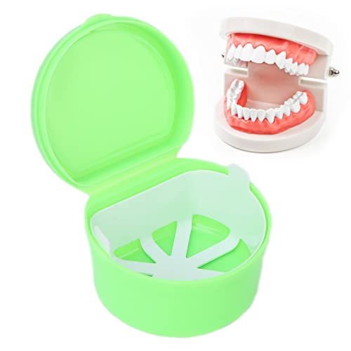 Лажна кутија за складирање на заби, контејнер за складирање без миризба за храна за патувања за вештачки заби за дома